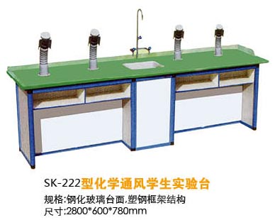 SK-222型化學(xué)通風(fēng)學(xué)生實驗臺